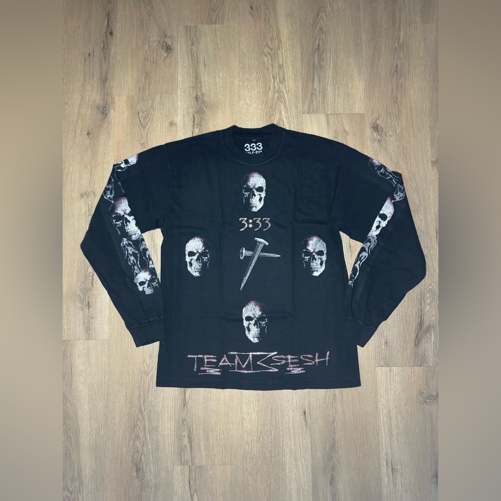 Half Evil x TeamSesh 3:33 Sesh ‘Black’ Long Sleeve T-Shirt